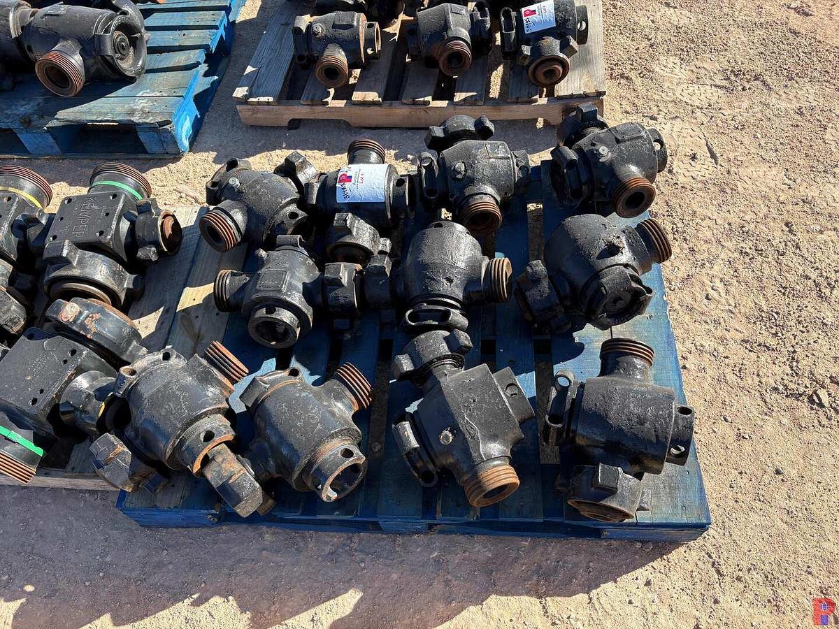 Used (11) 2” 1502 PLUG VALVES