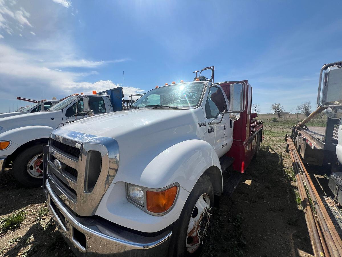 Used 2007 Ford F-650 Super Duty Truck W/ Tool Bed