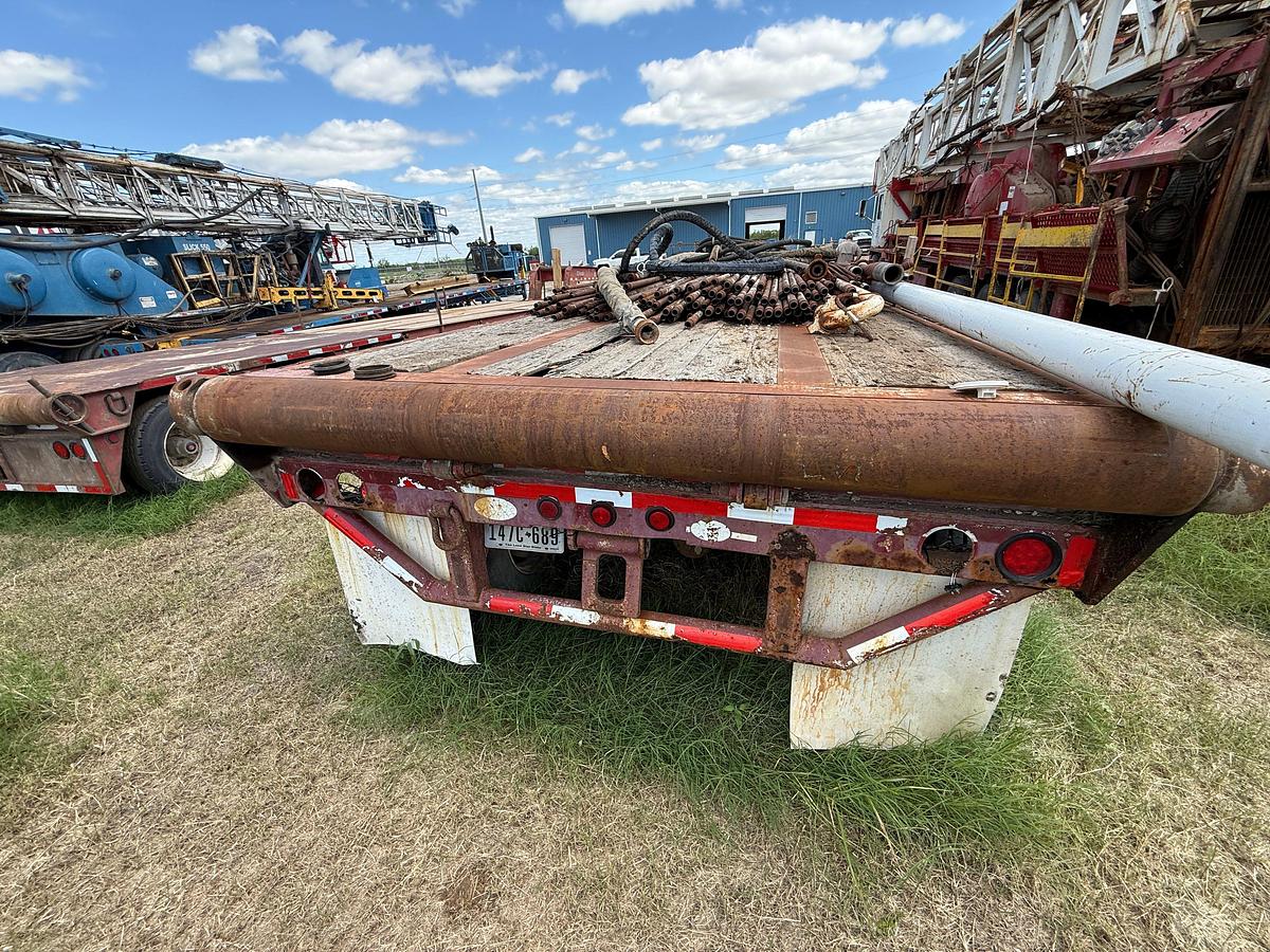 Used 2011 VIKING 42’ X 102” T/A  OILFIELD FLOAT FLATBED TRAILER