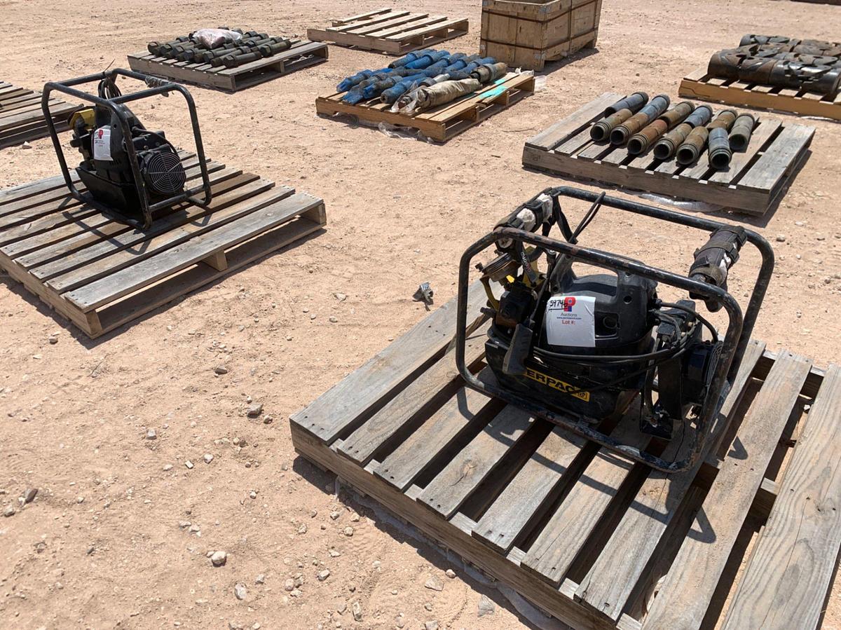 Used (2x$) Enerpac 15,000 psi Hydraulic Power Units