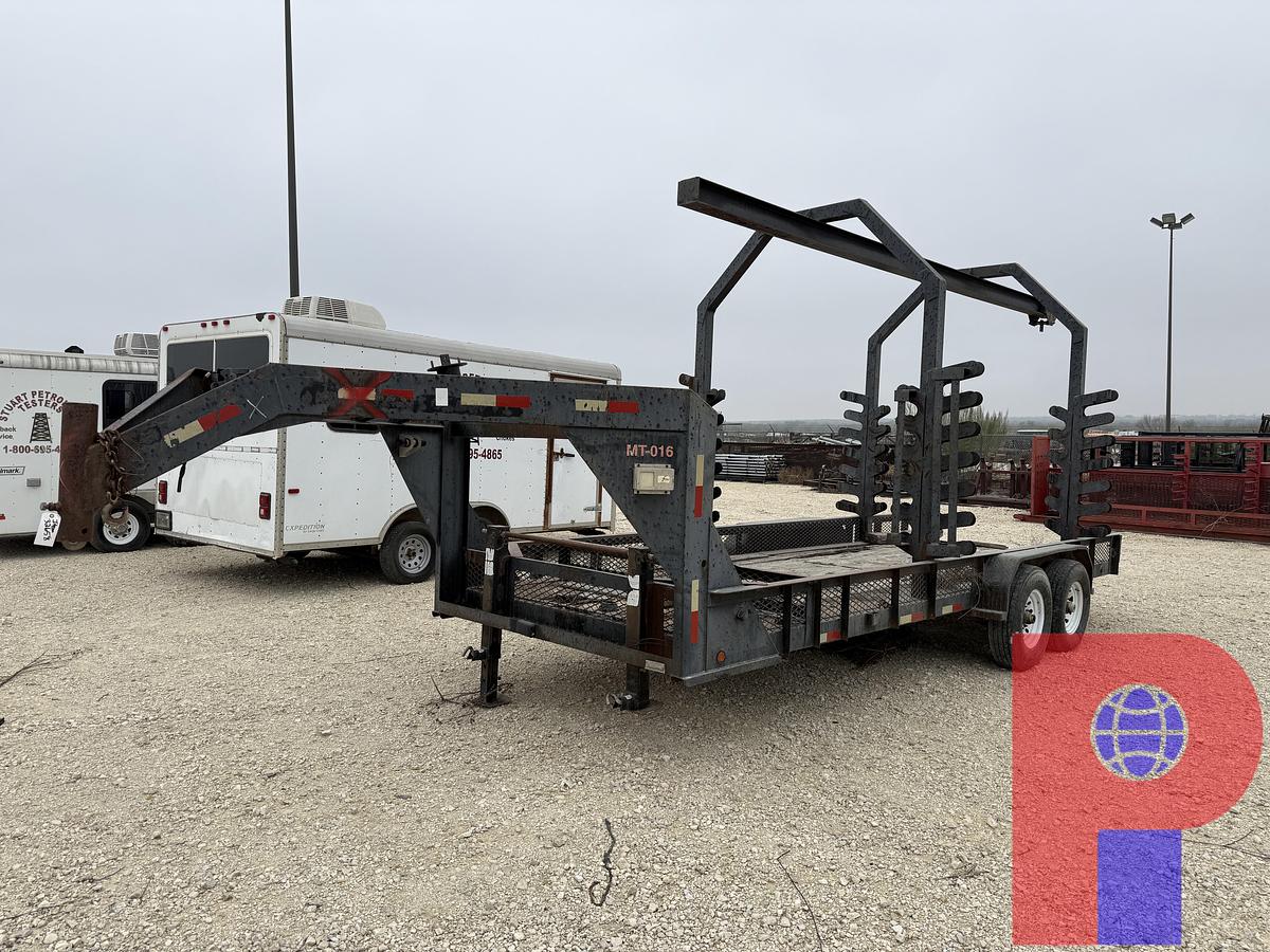 Used 2010 TRI-W 20’ T/A MONORAIL GOOSENECK TRAILER