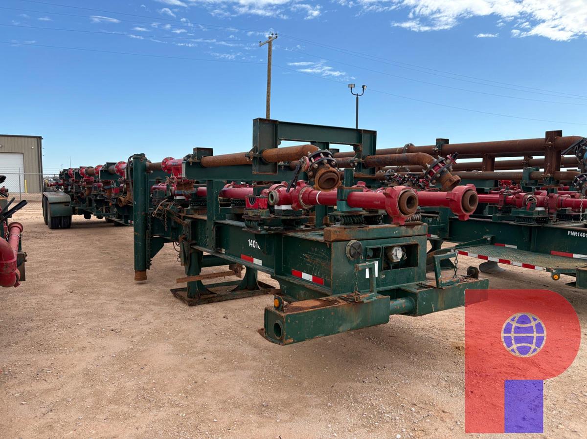 Used 2011 ASTEC UNDERGROUND 53’ T/A 12-ARM FRAC MISSLE/MANIFOLD TRAILER