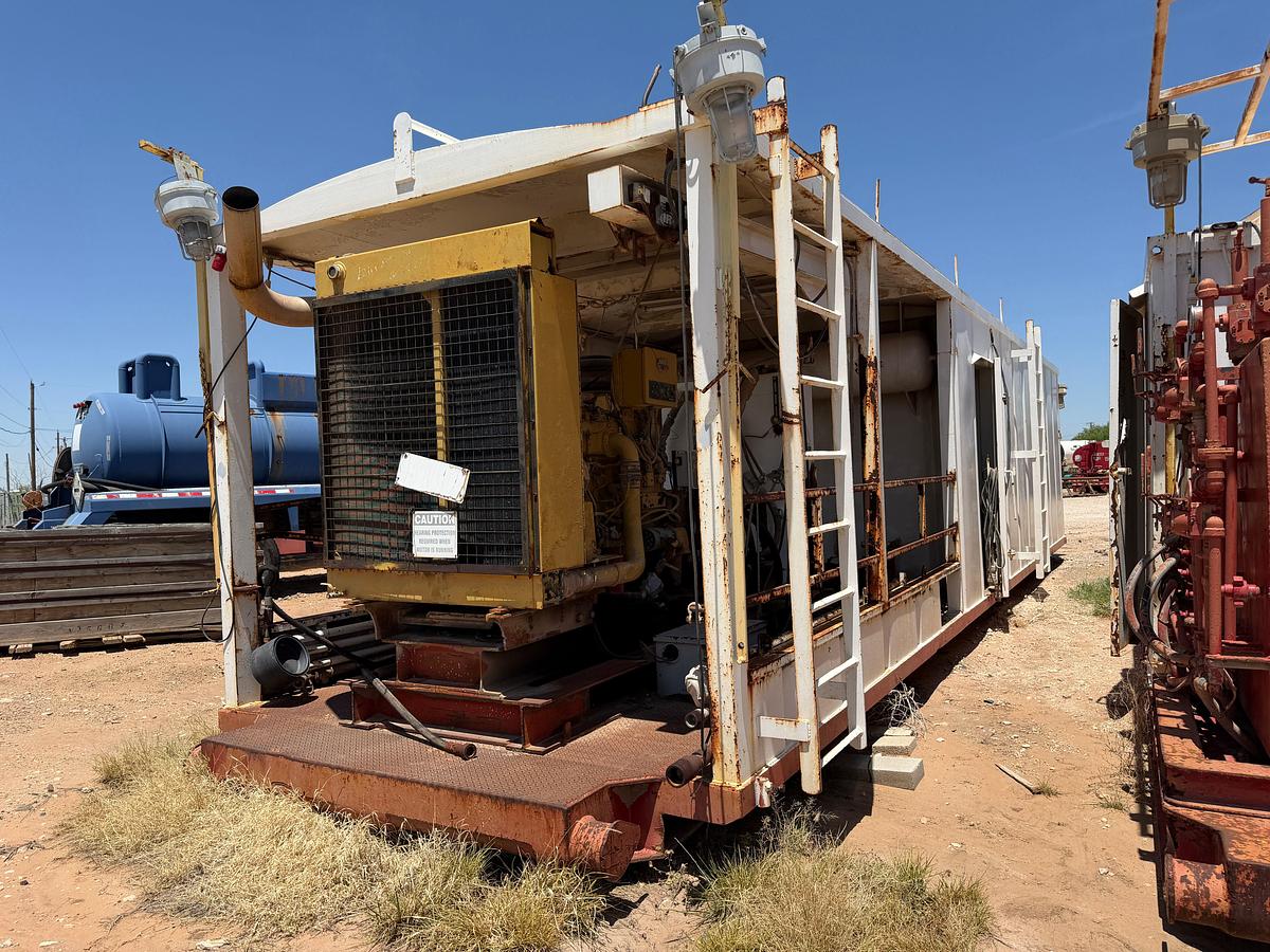 Used Walker Neer Hydraulic Power Unit House W/ Parts Room & Diesel Tank