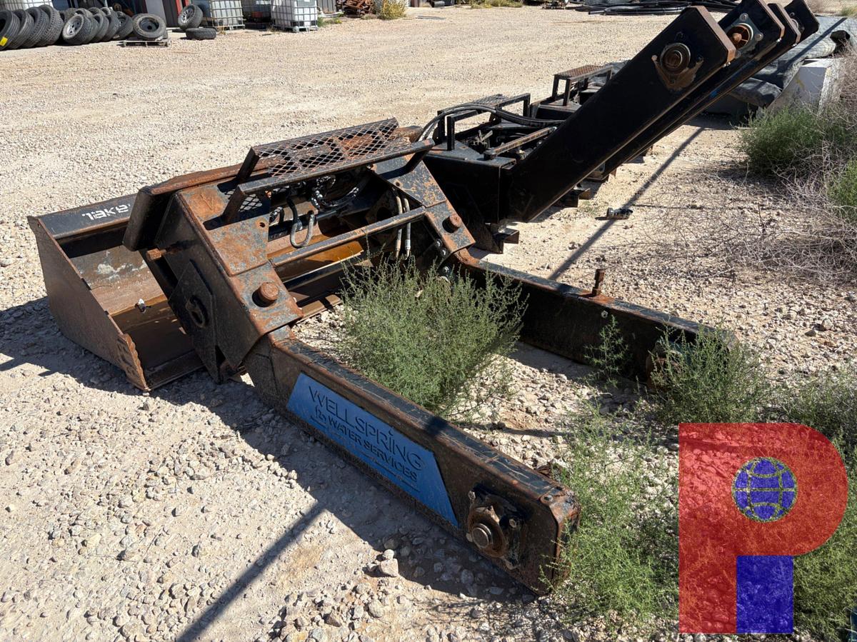 Used TLR DEPLOYER HYDRAULIC SPOOLING ATTACHMENT FOR SKID STEER