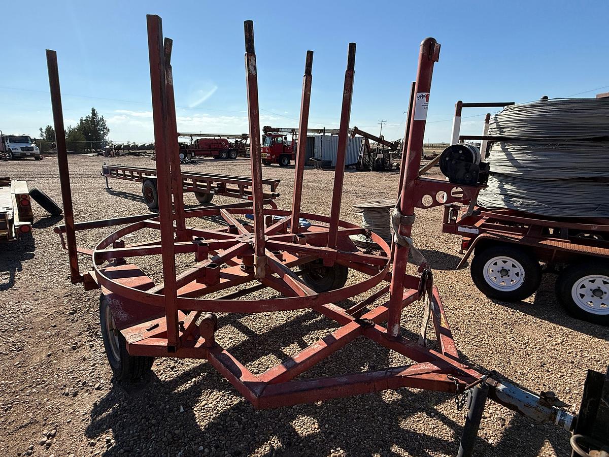 Used SHOP BUILT 8’ DIA S/A BP SPOOL TRAILER