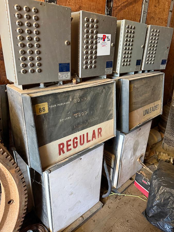 Used (2) GILBARCO MODEL 154-110-014 REGULAR UNLEADED M