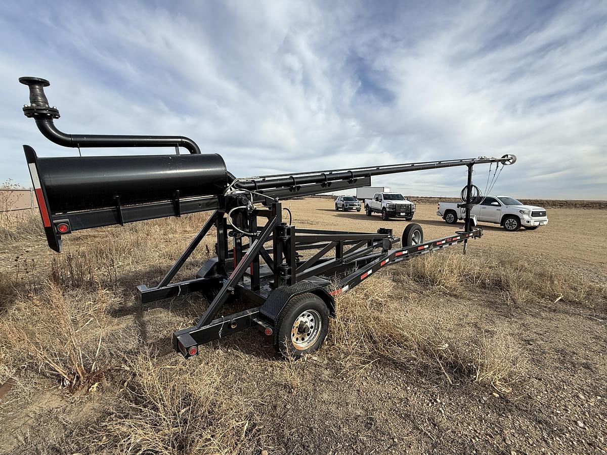 Used 2014 HORSE CREEK MANUFACTURING & FAB 4-1/2” DIA. X 38’L S/A FLARE STACK TRAILER