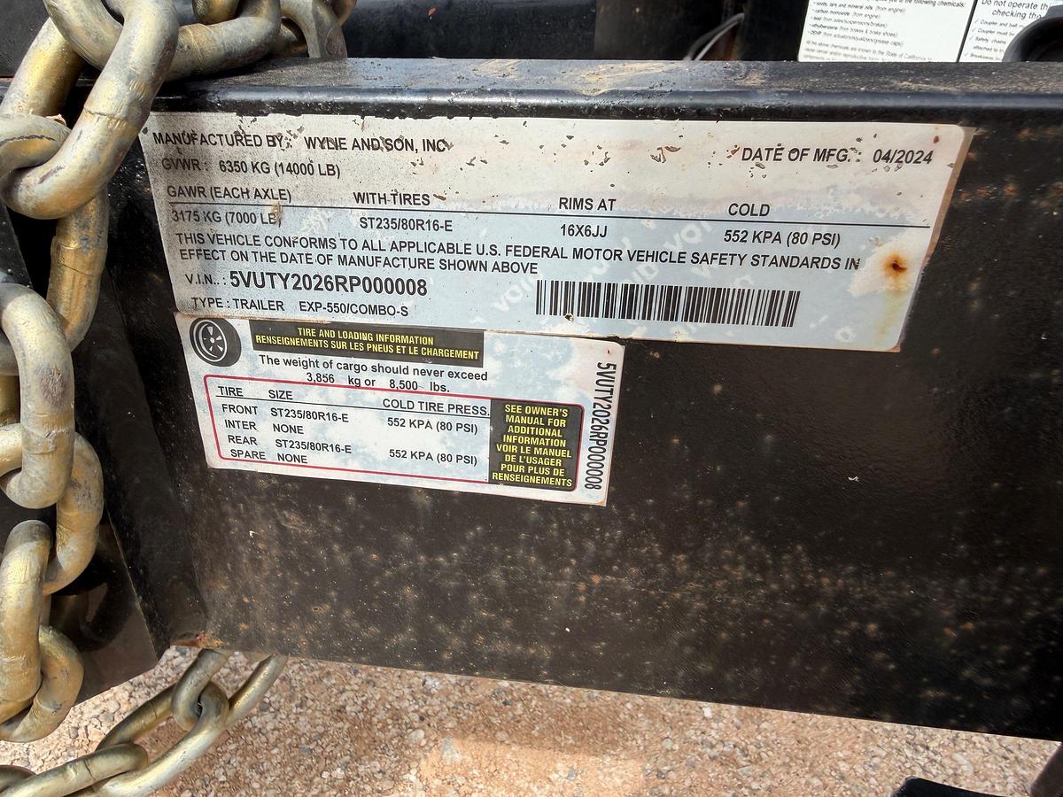 Used 2024 Allmand Maxi-Lite LED Light Tower Combo Trailer