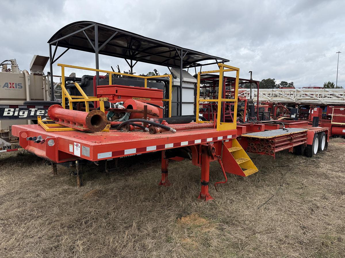 Used 2018 3T MFG 36’ X 102” T/A FRAC PUMP TRAILER
