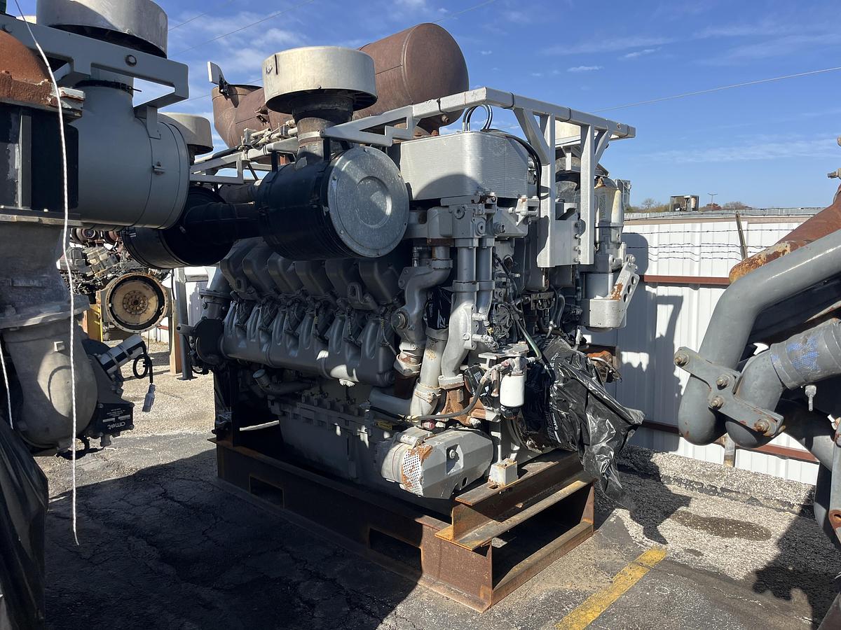 Used MTU 12V4000 2,250 HP FRAC PUMP DIESEL ENGINE