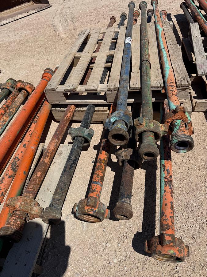 Used (8x $) (5) 2” x 10’L & (3) 2” x 8’L FIG 1502 15K WP FLOW IRON