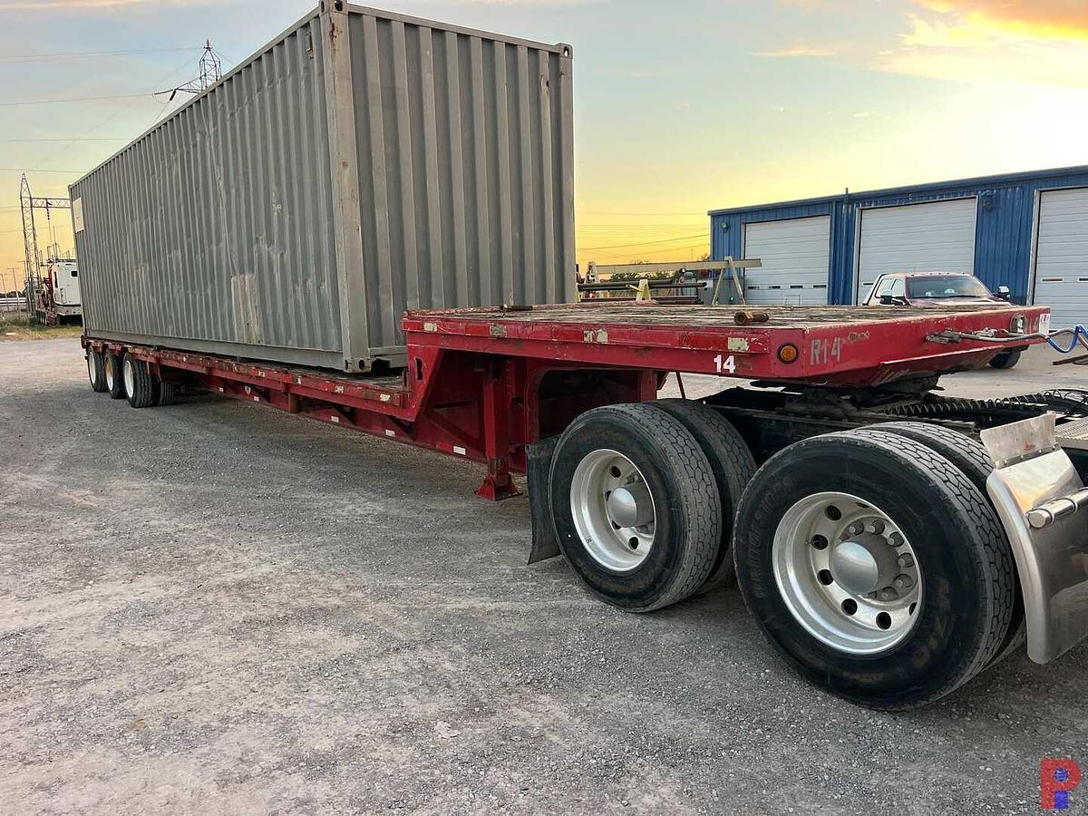 Used 2014 BLACKSTONE  53’ TRI-AXLE OILFIELD STEP DECK TRAILER W/ RTB