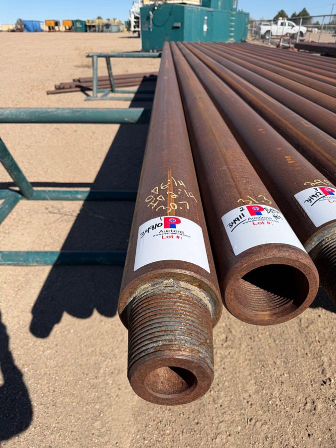 Used 6-1/4" OD X 2-1/4" ID X 30.7' L SGL. RECESS SLICK DRILL COLLAR W/ 4-1/2" XH CONN.