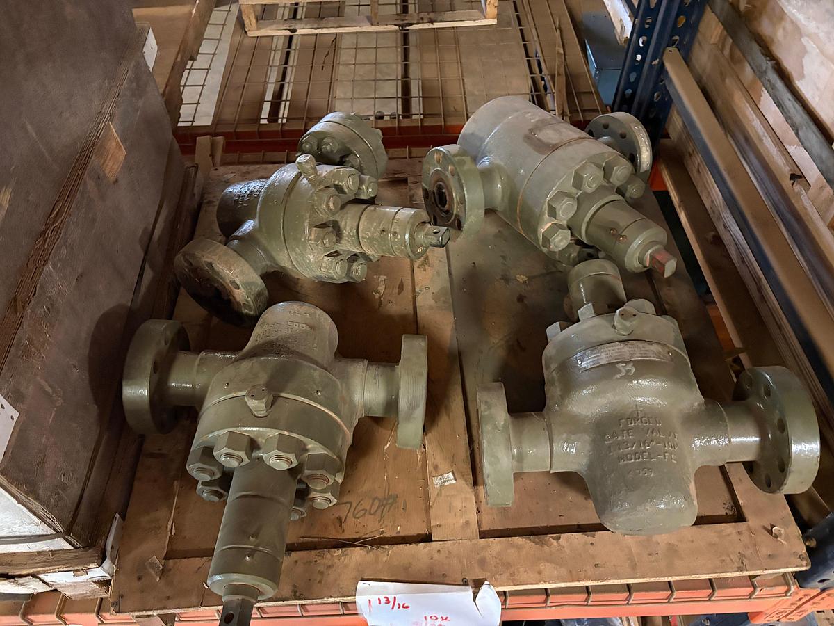 Used (9) 2-9/16” 5k & (4) 1-13/16” 10k gate valves