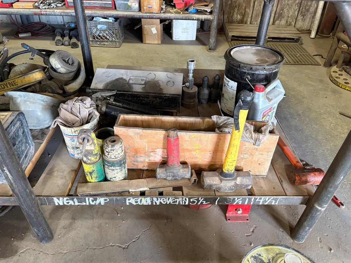 Used Large assortment of hand tools located in shop