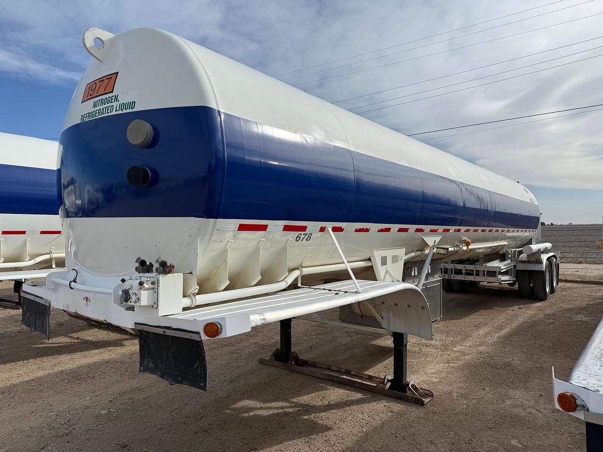 Used 2009 CS&P  7,600 GAL. LN2 NITROGEN T/A TRANSPORT TRAILER