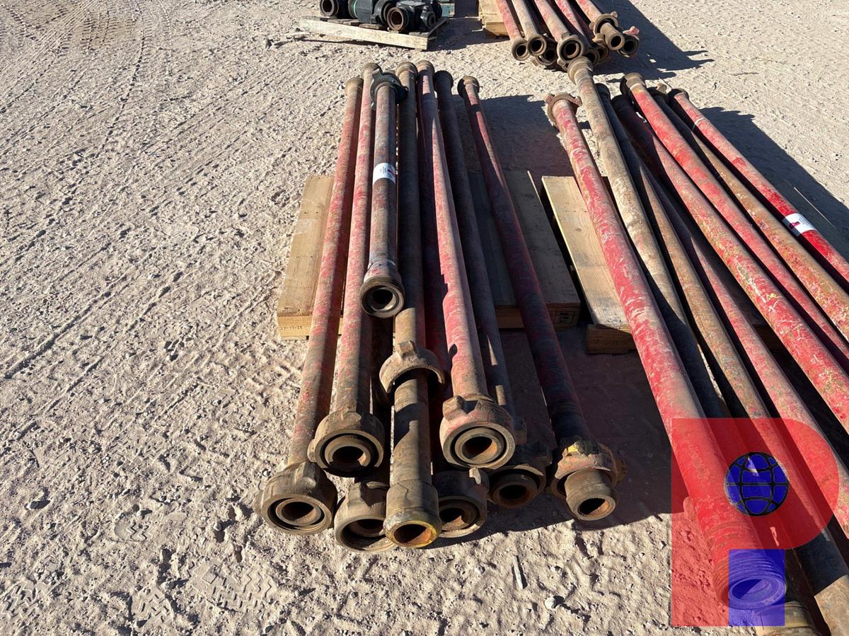 Used (9x$) (8 jts) 3” x 10’ & (1) 3” x 6” 1502 flow iron
