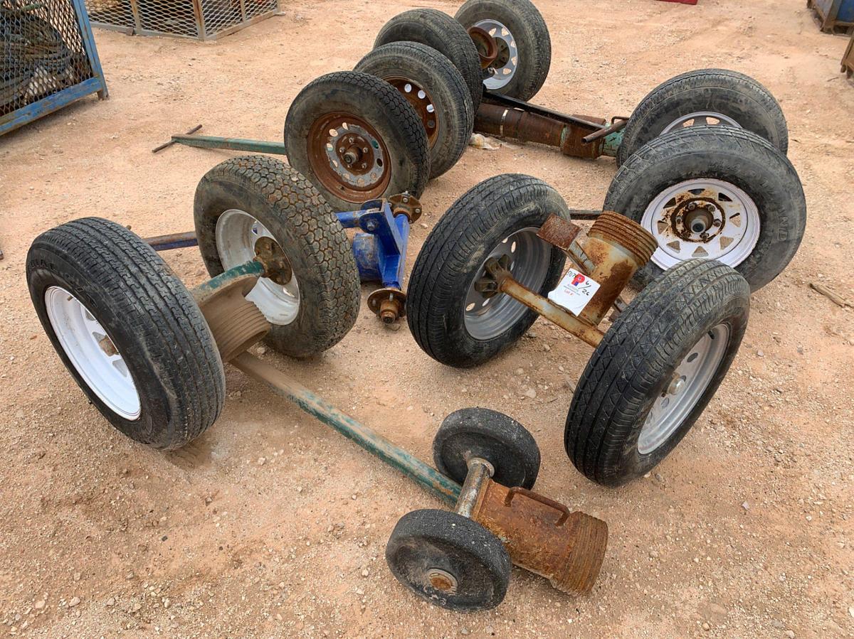 Used (8) 6” to 8” Pipe Dollys