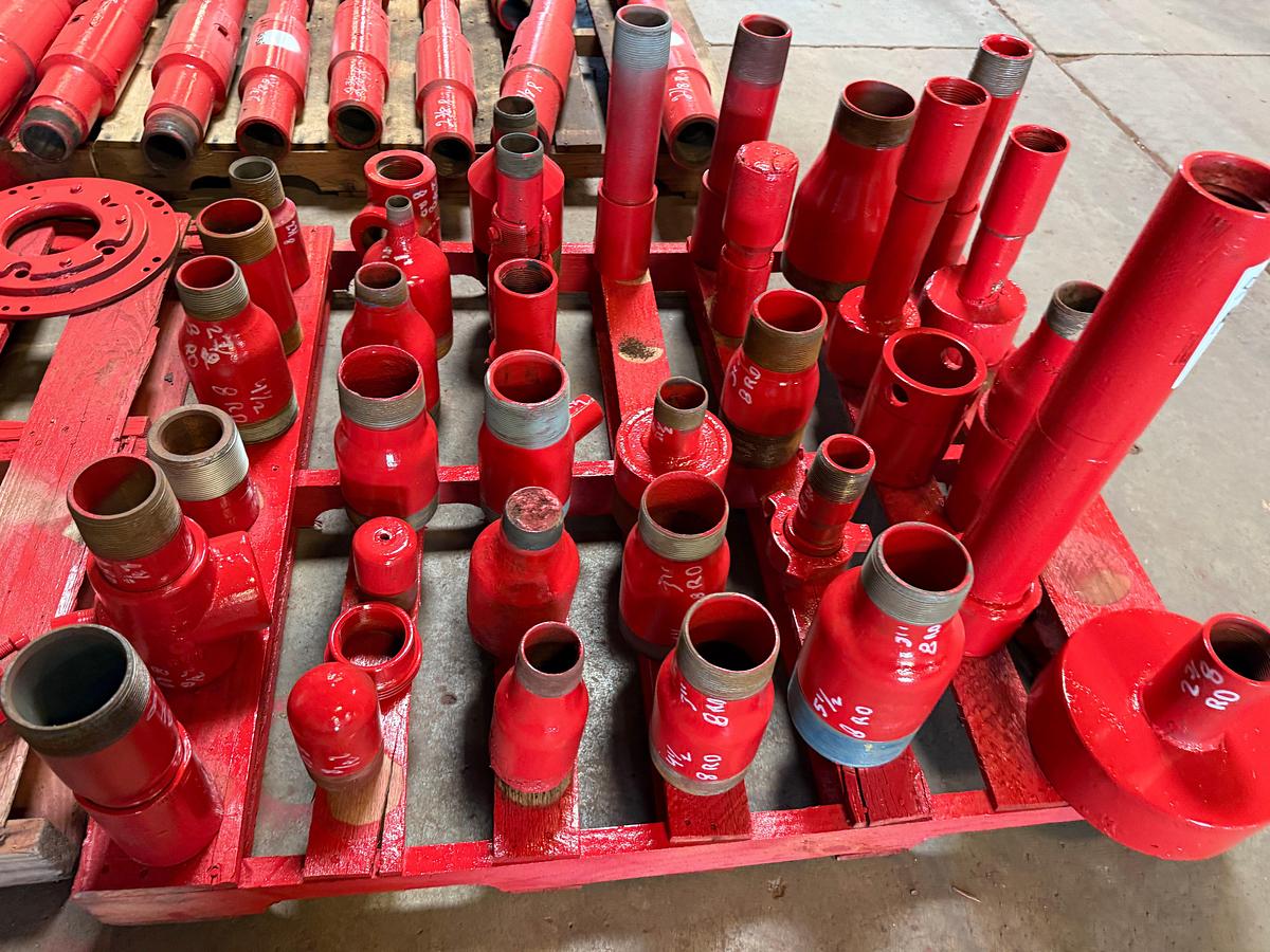 Used PALLET W/ (25+) 1” THRU 7” SWAGES
