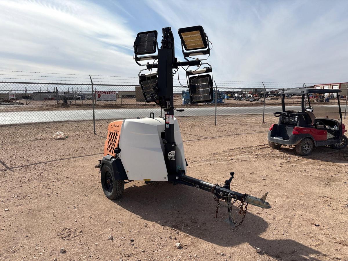 Used 2018 GENERAC MLT6SMD 6KW S/A BUMPER PULL LED LIGHT TOWER