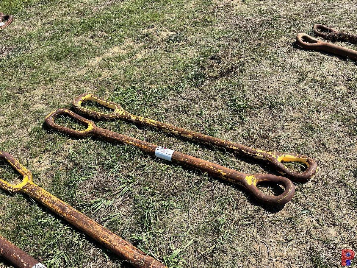 Used (2) 2” X 72” ELEVATOR LINKS