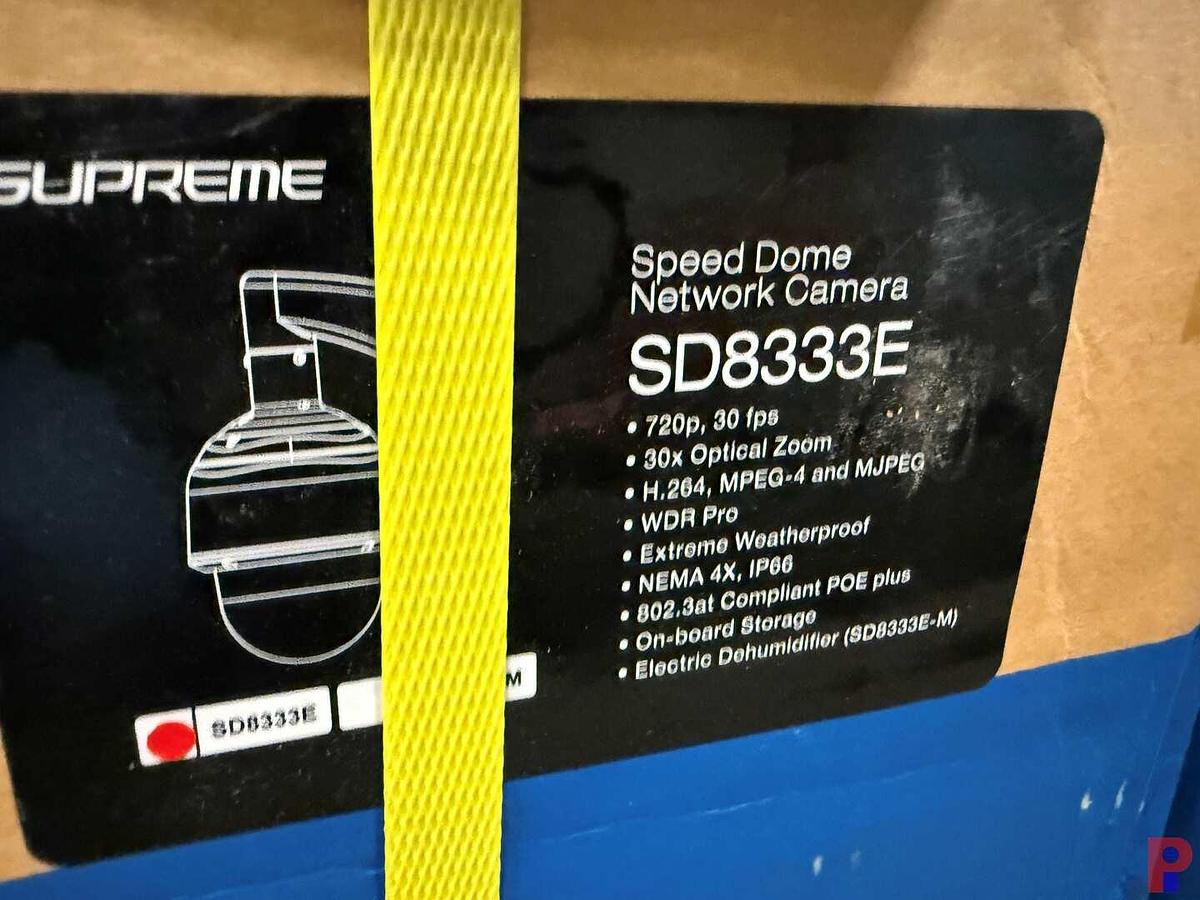 Used (5) VIVOTEK SD8333E, SD9362-EHL SPEED DOME CAMERA’S, & DESKTOP FILE FOLDER ORGANIZER