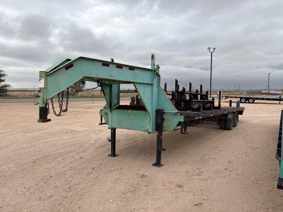 Used 2018 LAMAR TRAILERS 30’ X 102” T/A GOOSENECK TOOL TRANSPORT TRAILER