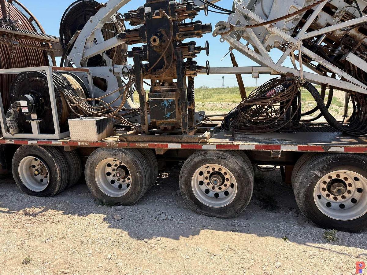 Used 2012 TOTAL EQUIPMENT AND SERVICE HYDRA RIG 580 15K 2” 4-AXLE COIL TUBING TRAILER