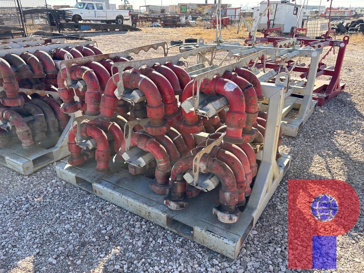 Used (35X$) 3” 1502 CHIKSANS W/ TRANSPORT RACK