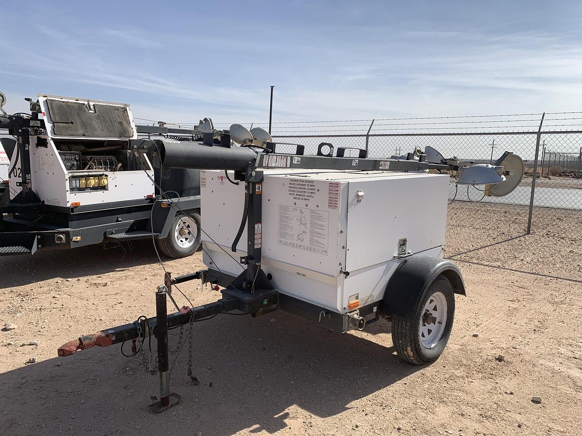 Used 2011 MAGNUM TRAILERS MLT5060K S/A BUMPER PULL 6KW LIGHT TOWER