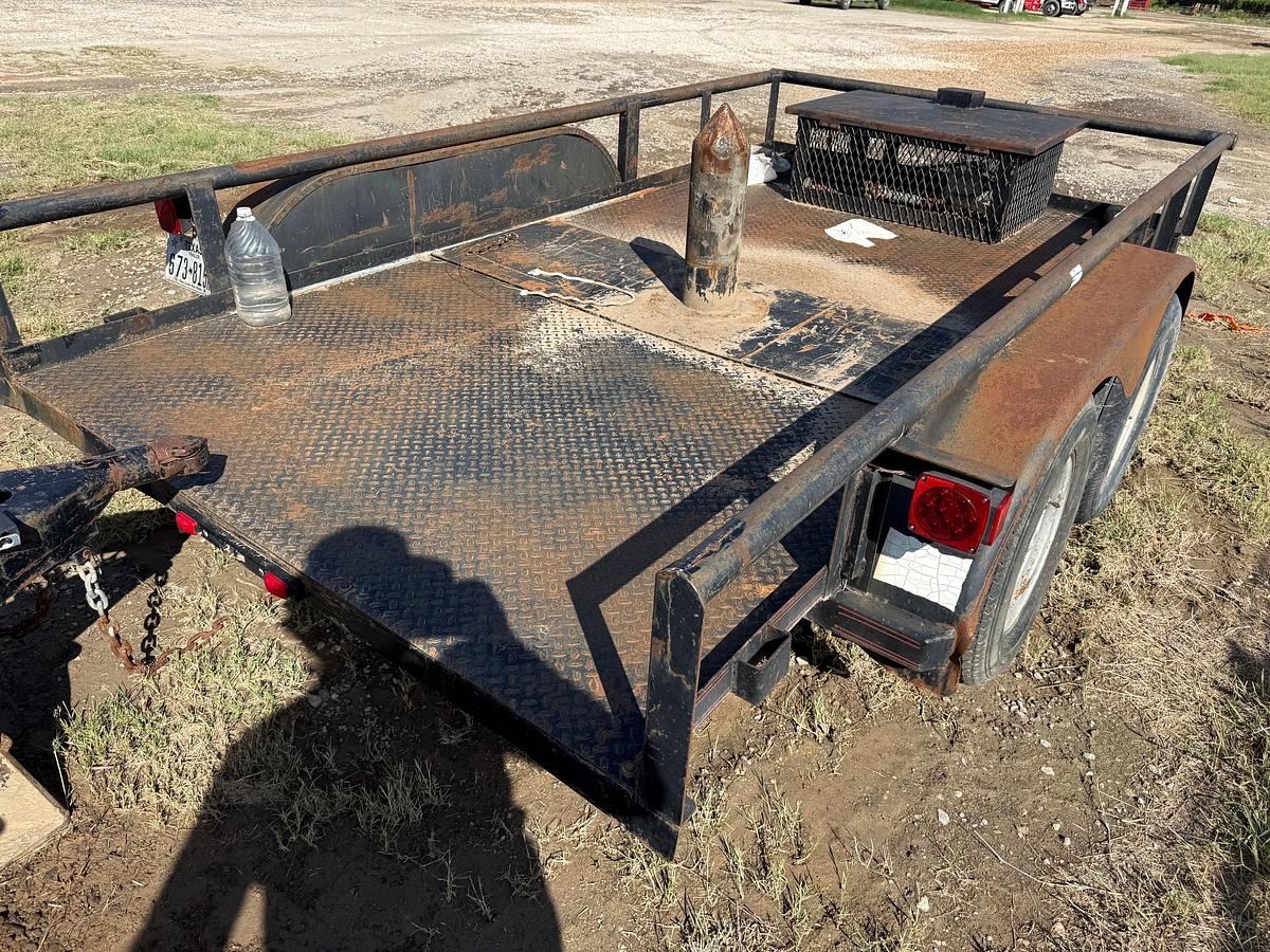 Used 2014 BESTBILT TRAILERS 12’ X 77” T/A BOP UTILITY TRAILER