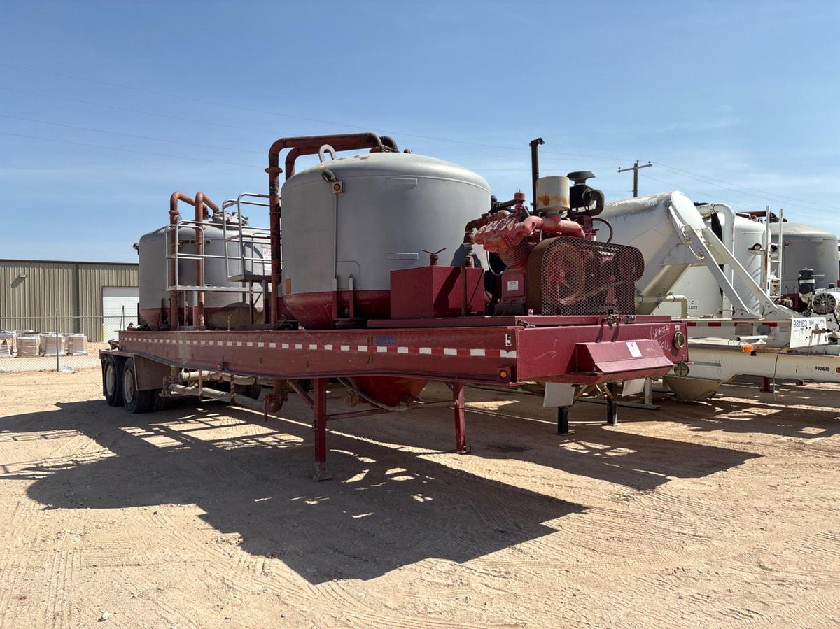 Used Dual pod t/a dry bulk tank trailer