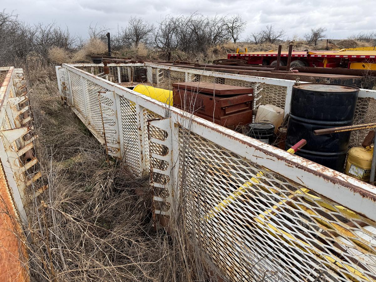 Used 40x8x3 SKIDDED TOOL BASKET