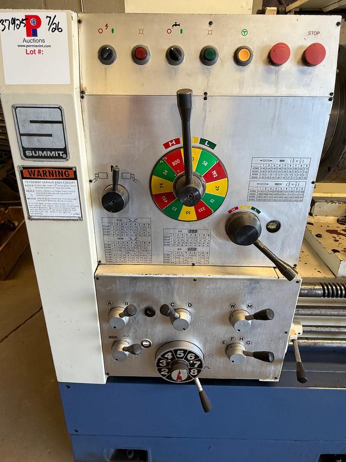 Used SUMMIT 26-6x120 METAL LATHE