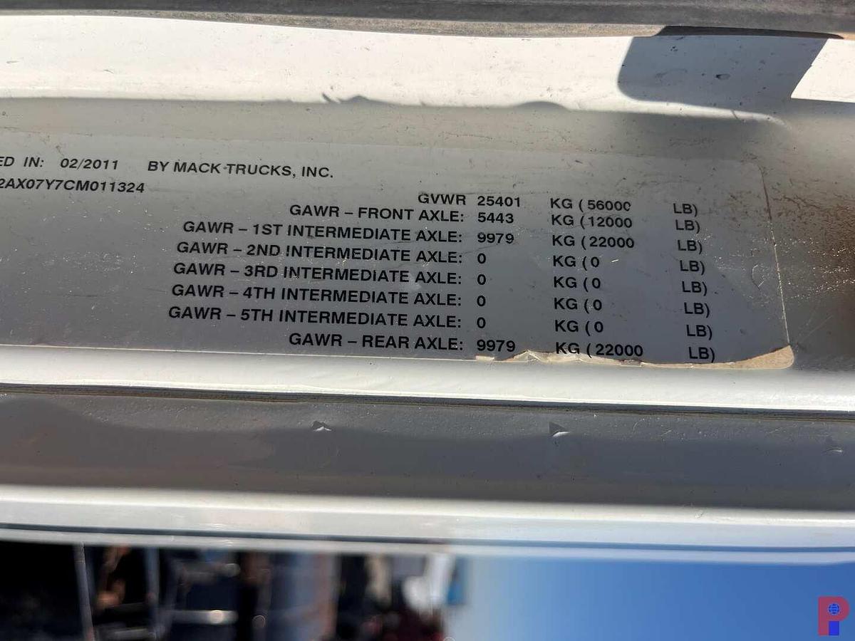 Used 2012 MACK CV713 T/A DAYCAB HAUL TRUCK