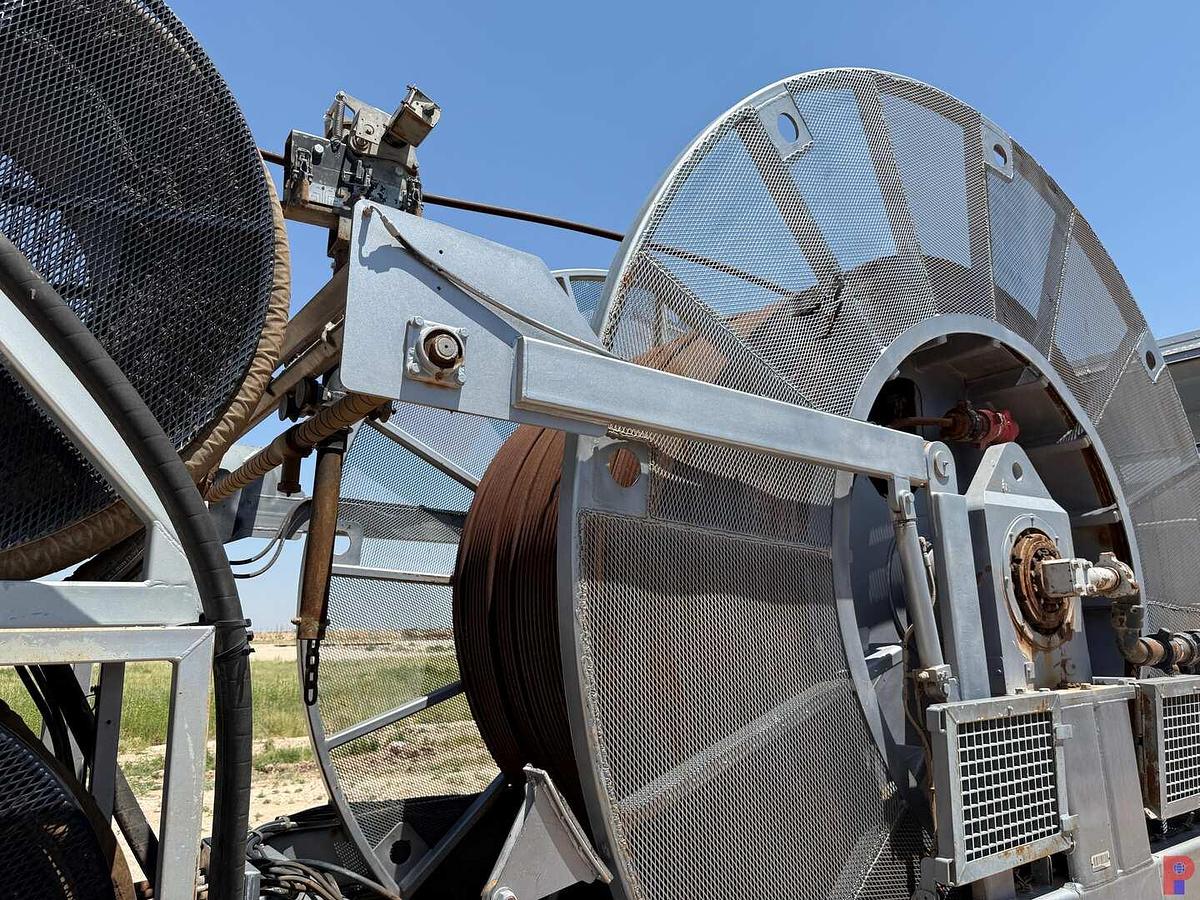 Used 2012 TOTAL EQUIPMENT AND SERVICE 15K 1-1/4” 4-AXLE COIL TUBING  TRAILER