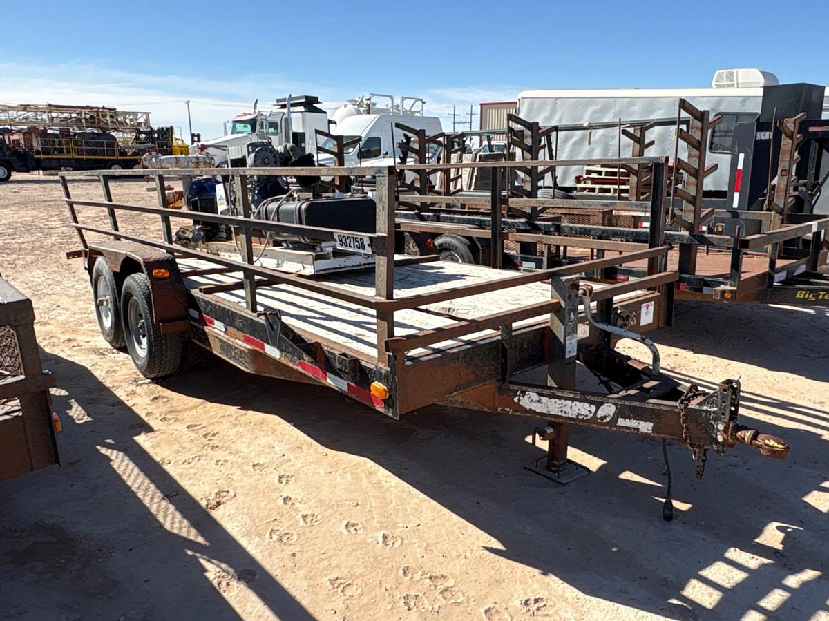 Used 2012 DIAMOND C 18’ X 7’ T/A BUMPER PULL UTILITY TRAILER
