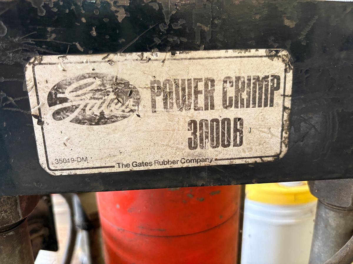 Used Gates power crimp 3000B hose crimping machine