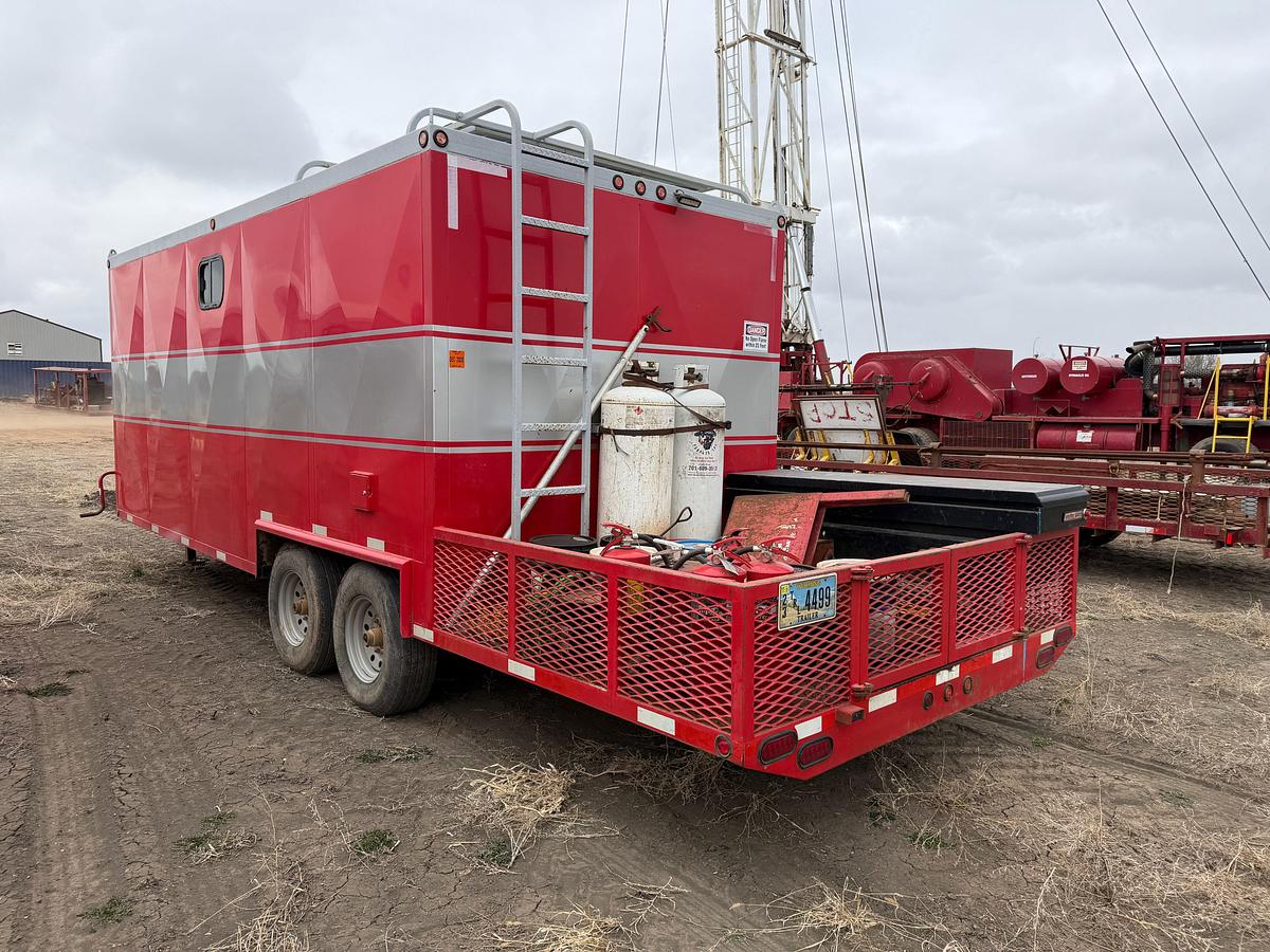 Used 2018 CHAOS METAL WORX 24' GN DOG HOUSE / TOOL TRAILER