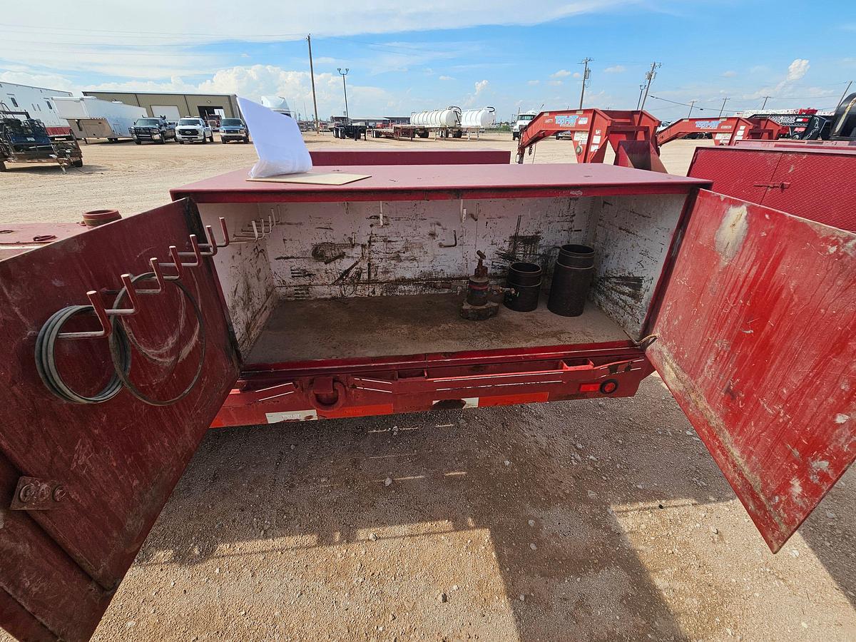 Used 2013 TOP HAT TRAILERS 30’ X 102” T/A GOOSENECK TOOL TRANSPORT TRAILER
