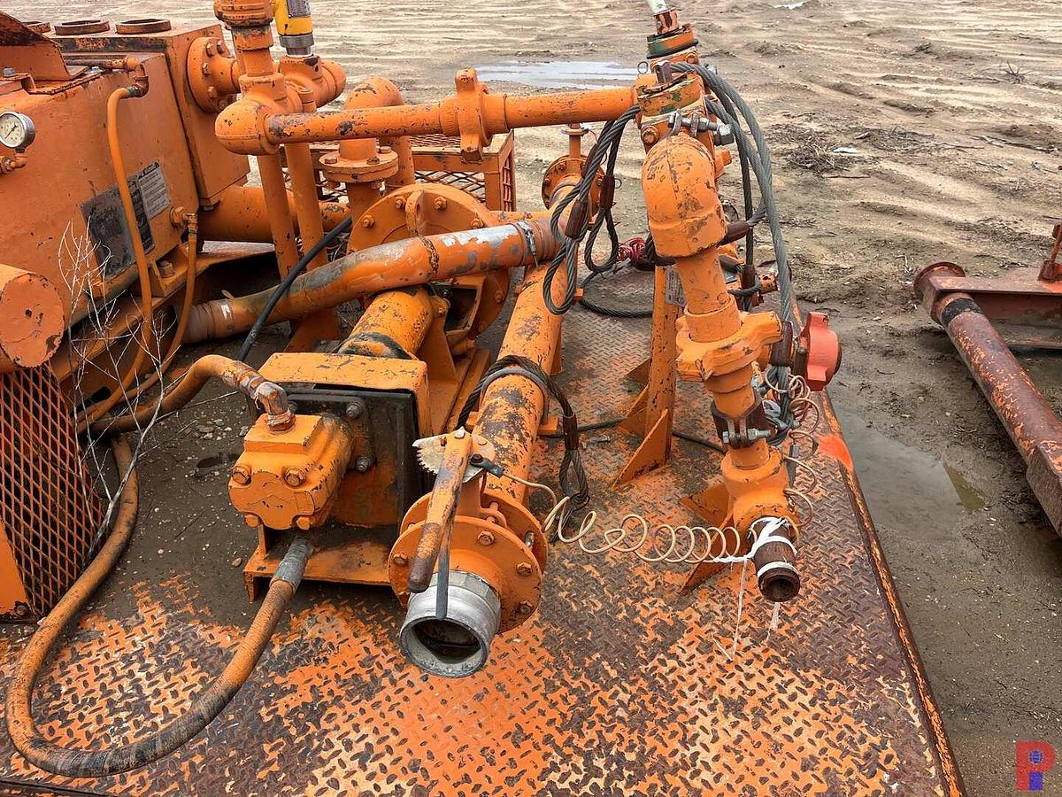 Used NATIONAL JWS-340 TRIPLEX MUD PUMP W/O POWER