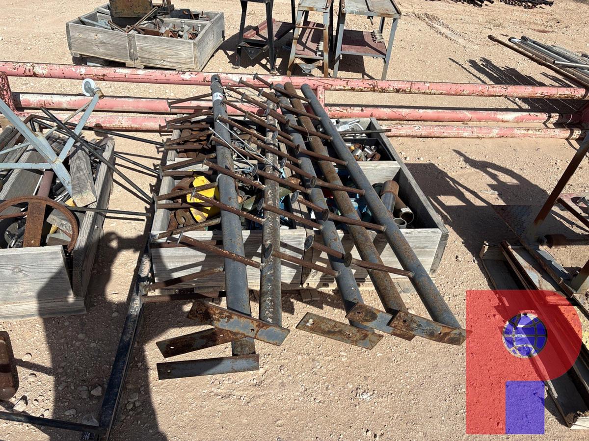 Used DOWNHOLE PUMP PACKAGE (40) assorted downhole pumps w/ parts, tools, racks, etc.