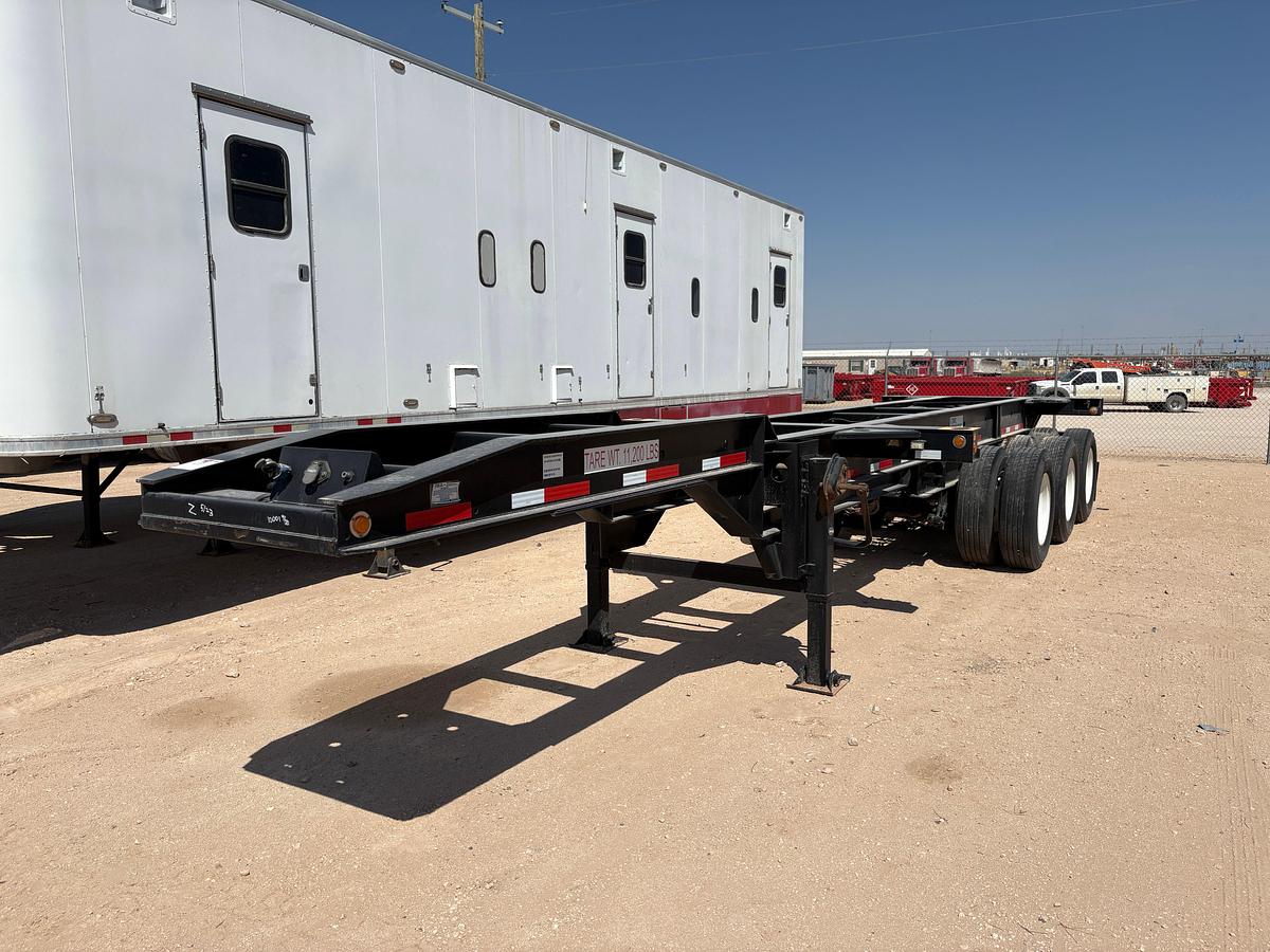 Used 2017 CIMC SZJ9360TJZ54 3-AXLE CHASSIS TRAILER