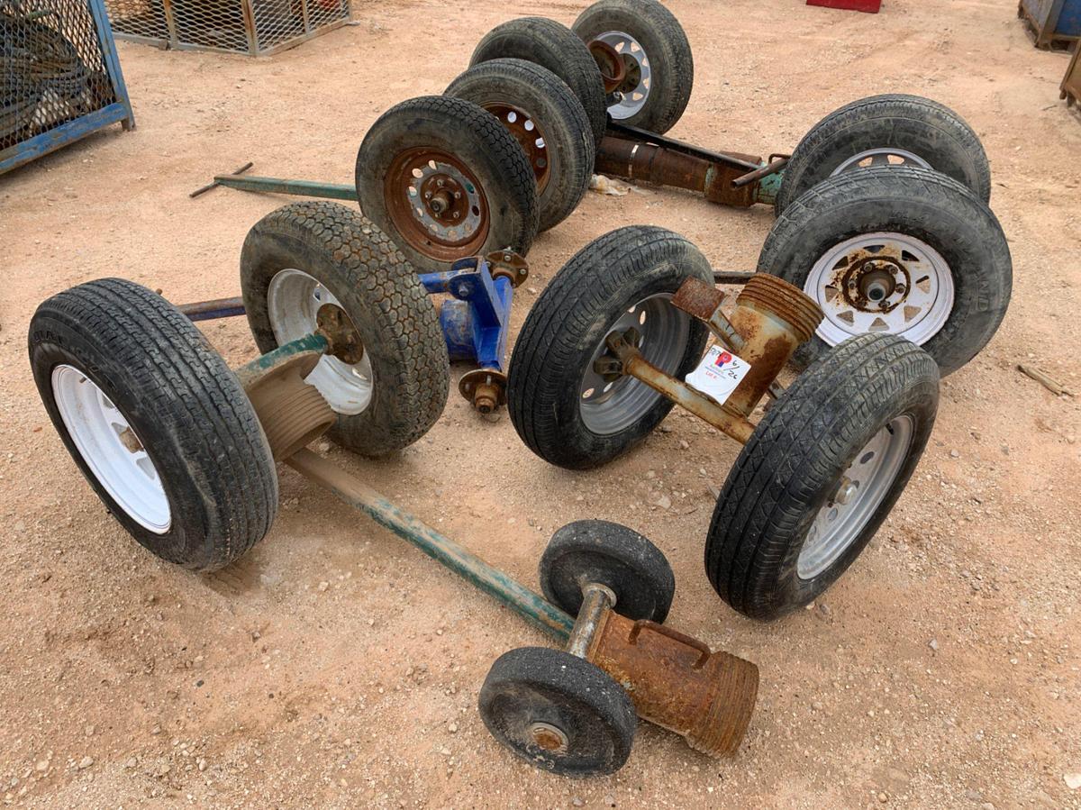 Used (8) 6” to 8” Pipe Dollys