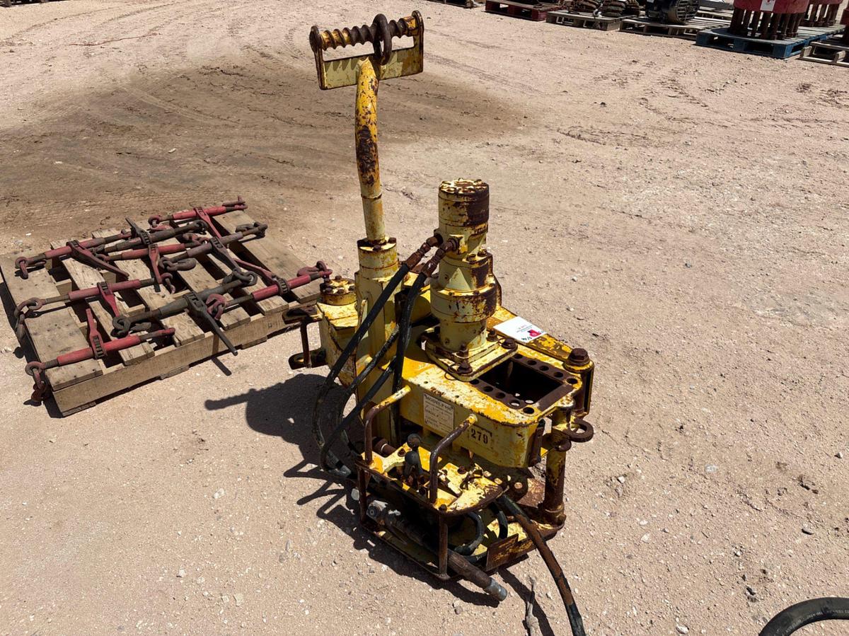 Used Model P950 hydraulic pipe spinner