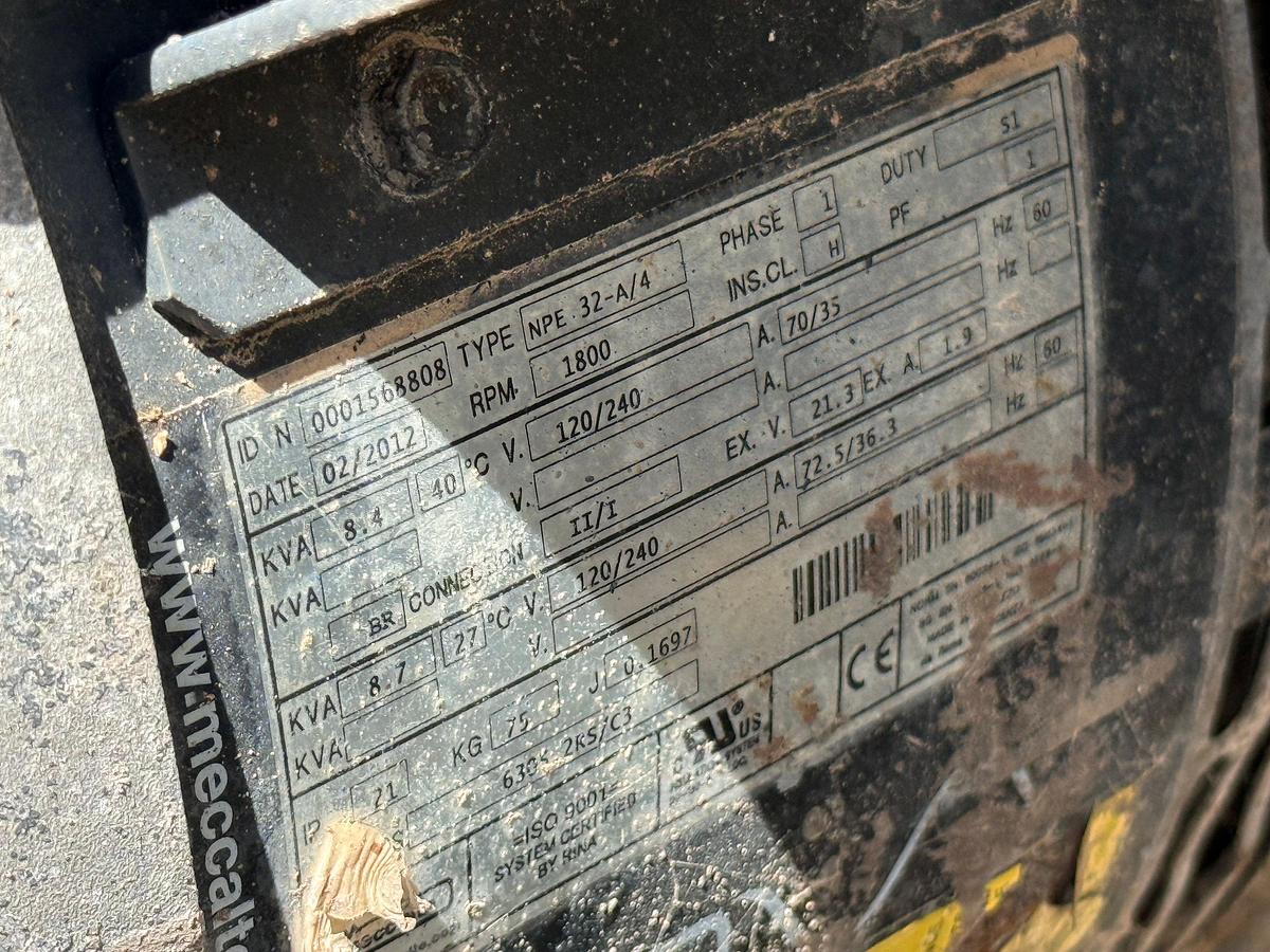 Used SELF CONTAINED 20K WP GREASE INJECTION UNIT COMBO P/B 8.4-KW ISUZU DIESEL GENERATOR