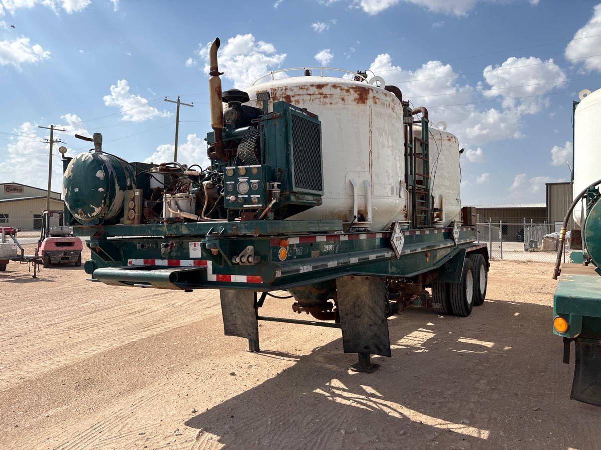 Used 2-pod T/A dry bulk tank trailer