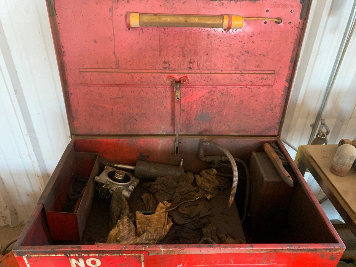 Used Parts Washing Bin