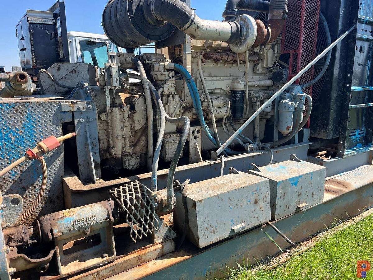 Used AXON HD-500 TRIPLEX WELL SERVICE PUMP P/B CUMMINS QSX15 ALLISON 5860 TRANS.