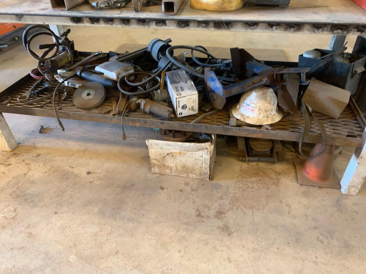 Used 8’ x 4’ x 3’ Shop Table and all it’s Contents